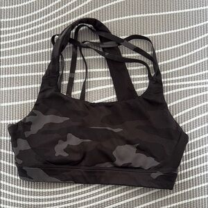 Black Camo Sports Bra